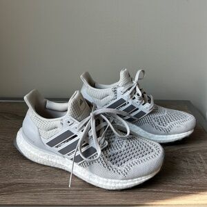 Adidas Ultra Boost Gray and White Womens 6.5
